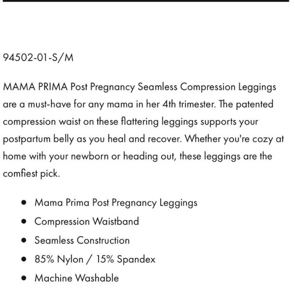 High-Waisted Black Leggings - Picture 5 of 7